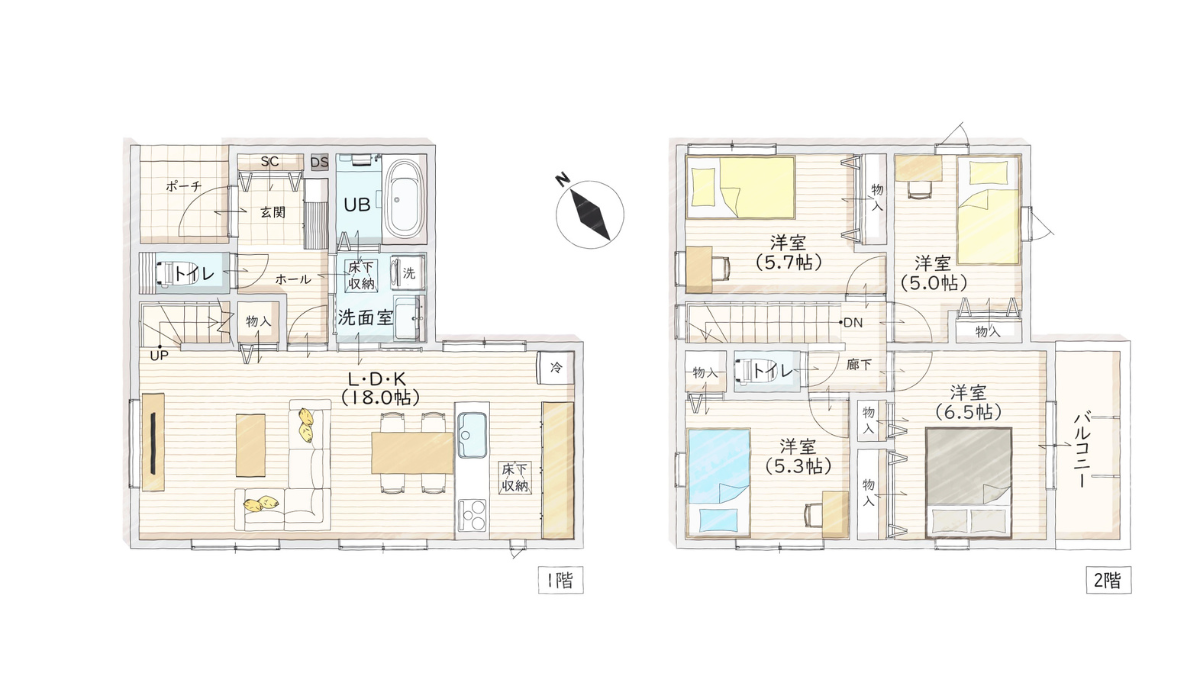 SMART design 間取り図