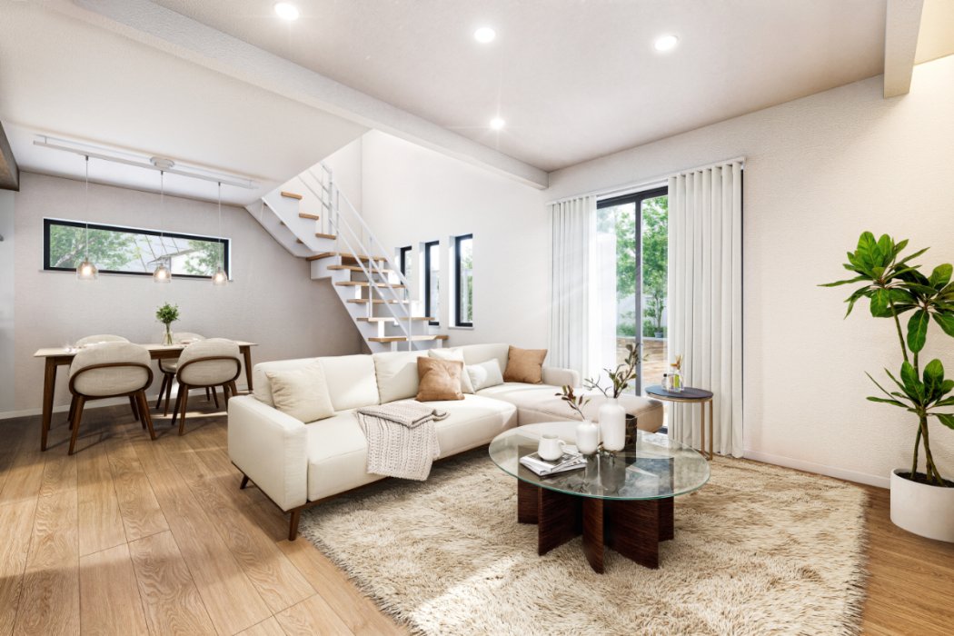 【SELECT design（グランフォルテ）建物プラン例LDKイメージ】