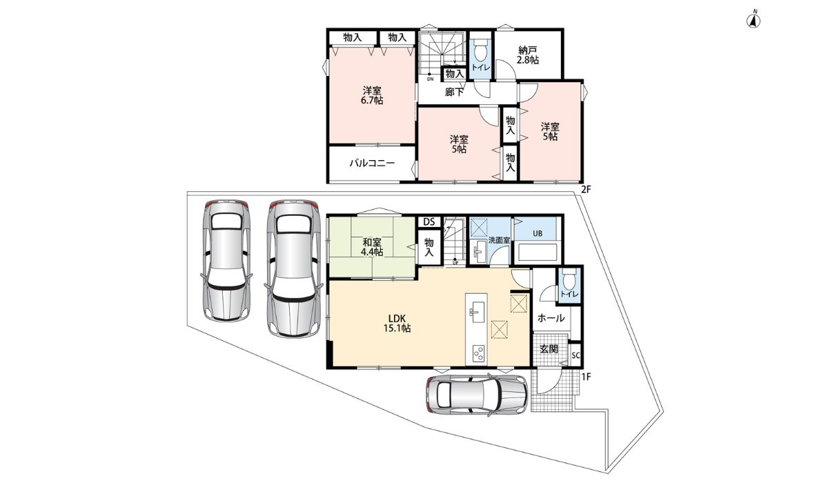 SMART design 間取り図